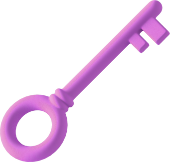 3D Floating Element Key